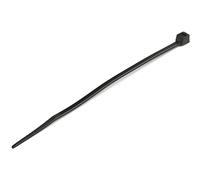 StarTech.com Fascette per cavi da 10,2 cm - Fascette per cavi in nylon/plastica nera - Avvolgi cavi elettrici/rete - 94V-2 Fire & UL Rated TAA (CBMZT4B)