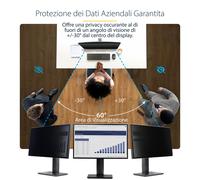 StarTech.com Filtro privacy per monitor da 24 16:9, filtro di sicurezza in acrilico da appendere, pellicola protettiva ad installazione rapida, +/- 30 gradi, lucido (2469A-PRIVACY-SCREEN)