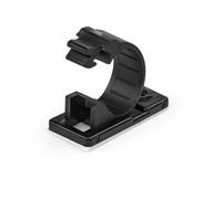 StarTech Clip fermacavi autoadesivi – 100 clip – Nero