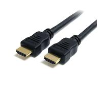 STARTECH.COM HDMM1M Cavo HDMI ad Alta Velocità, 1.4, Ultra HD, 4K x 2K, M/M, Placcato in Oro, 1 m, Nero