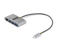 Startech.Com HUB 2 in 1 Mini Dock USB C con Ethernet Grey HB30C3A1GEA2