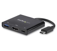 Startech.Com HUB 3 in 1 Mini Dock USB C Black CDP2HDUACP