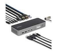 Startech.Com HUB 5 in 1 USB C Triple monitor Gray DK30C2DPEPRUE