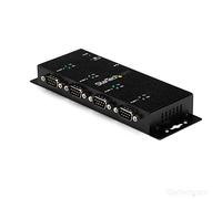 StarTech.com Hub adattatore seriale USB a DB9 RS232 a 4 porte - Guide DIN industriali e montabile a parete - Ritenzione della porta COM - Hub USB a DB9 RS232 (ICUSB2324I)