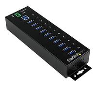 StarTech.com HUB Industriale USB 3.0 a 10 porte - Perno e concentratore USB 3.0 con ESD e protezione da sovratensioni ( ST1030USBM )