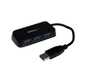 StarTech.com Hub Mini USB 3.0 SuperSpeed a 4 porte portatile - Nero NEW