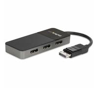 StarTech.com Hub MST DisplayPort a 3 Porte - Adattatore Multimonitor DP 1.4 - Sdoppiatore/Splitter Video DisplayPort 4K 30Hz per Doppio Monitor - Alimentazione via USB - Solo Windows (MST14DP123DP)
