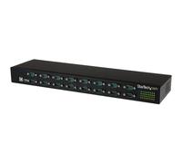 StarTech.com Hub serie RS232 a 16 porte - Adattatore USB verso 16x DB9 RS232 da montare su rack - Nouvo