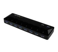 StarTech.com Hub USB 3.0 (5Gbps) a 10 porte con porte di ricarica e sincronizzazione - 8 porte USB-A, 2 porte USB-A a ricarica rapida - Hub USB multiporta alimentato - Nouvo