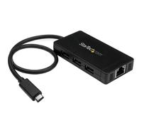 Startech Usb C 3.0 3 Port Hub One Size Black