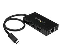 Startech Usb C 3.0 3 Port Hub One Size Black