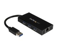 StarTech Hub Portatile USB 3.0 con Adattatore NIC Ethernet Gigabit Gbe in allumi
