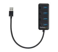 Startech Hub Usb3.0 A 4 Porte 4x Usb-a Con Swith One Size Black