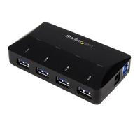 StarTech.com Hub USB 3.0 a 4 Porte con Porta di Ricarica Dedicata - 1 Porta x 2,
