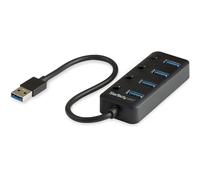 Startech Hub Usb3.0 A 4 Porte 4x Usb-a Con Swith One Size Black