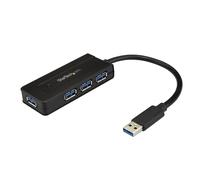 StarTech.com Hub USB 3.0 a 4 porte - Mini Hub USB con porta di ricarica - Includ