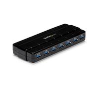 StarTech.com HUB USB 3.0 a 7 porte alimentato - Perno e concentratore USB 3.0 ultra veloce - Nero
