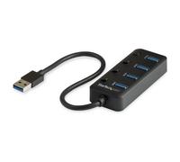 Startech Hub Usb3.0 A 4 Porte 4x Usb-a Con Swith One Size Black