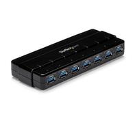 StarTech.com HUB USB 3.0 a 7 porte alimentato - Perno e concentratore USB 3.0 ultra veloce - Nero