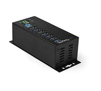 StarTech.com Hub USB 3.0 industriale a 7 porte con adattatore di alimentazione e