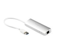 STARTECH.COM HUB USB A 3 PORTE CON ETHERNET, 3 PORTE USB-A, GIGABIT ETHERNET/GBE