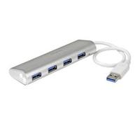 StarTech.com Hub USB a 4 porte, Da USB A a 4 porte USB-A, USB 5Gbps, design robusto, alimentazione via bus, hub USB 3.0 portatile per notebook