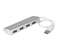 StarTech.com Hub USB a 4 porte, Da USB A a 4 porte USB-A, USB 5Gbps, design robusto, alimentazione via bus, hub USB 3.0 portati