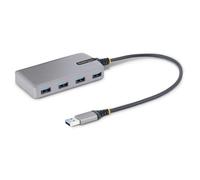 StarTech.com Hub USB a 4 porte - Hub USB 3.0 5Gbps alimentato via bus - Hub splitter da USB-A a 4x USB-A portatile per desktop/