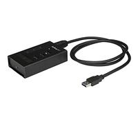 StarTech.com Hub USB 3.0 a 4 porte - USB Type-A a 1x USB-C e 3x USB-A - Hub USB commerciale in metallo - SuperSpeed 5Gbps USB 3.1/3.2 Gen 1 -