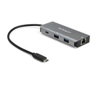StarTech.com Hub USB-C 3 Porte USB e 1 Porta Gigabit Ethernet RJ45 - 2 Porte USB-A, 1 Porta USB-C - HUB Adattatore SuperSpeed Type C USB 3.2 Gen 2 (10Gbps) - Alimentato tramite bus USB - Alluminio - C