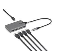 StarTech.com Hub USB-C 4 Porte USB-A 5Gbps, Alimentazione da Bus con Ingresso