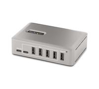 StarTech.com Hub USB-C a 10 porte - 8x USB-A e 2x USB-C - Hub USB Type-C autoalimentato con alimentatore da 65W - USB 3.1 10Gbps - Hub USB con cavo di bloccaggio certificato USB-IF da 91 cm - Splitter