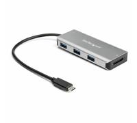 StarTech.com Hub USB-C a 3 porte con lettore per schede SD - 10 Gbps USB-A [HB31C3ASDMB]