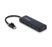 StarTech.com Hub USB-C a 4 porte, 5 Gbps, alimentato via bus, mini hub da viaggio/portatile, splitter USB 3.0 multiporta