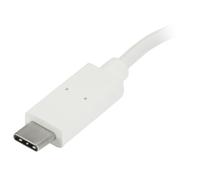 ST HB30C3A1CFBW - USB 3.0, hub USB-C a 4 porte, 3 USB-A 1x USB-C, bianco