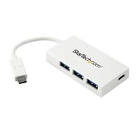 ST HB30C3A1CFBW - USB 3.0, hub USB-C a 4 porte, 3 USB-A 1x USB-C, bianco