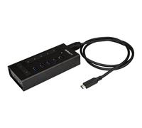 StarTech.com Hub USB-C a 7 porte in metallo, USB-C a 5x USB-A e 2x USB-C, USB 3.