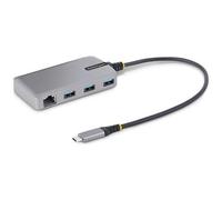 StarTech.com Hub USB-C con Etherenet a 3 porte - 3x porte USB-A, Gigabit Ethernet RJ45, USB 3.0 5Gbps, alimentazione tramite bu