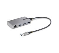 StarTech.com Hub USB a 3 porte con Ethernet - Hub USB 3.0 5Gbps alimentato via bus - Hub splitter USB-A a 3x USB-A portatile pe