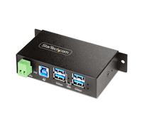 StarTech.com Hub USB gestito a 4 Porte con 4x USB-A, Alloggiamento industriale in metallo resistente, Protezione ESD e contro l