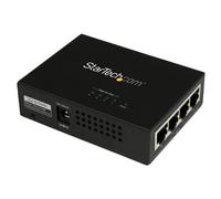 StarTech.com Iniettore midspan Gigabit Power over Ethernet [PoE] a 4 porte - 802.3at/af (4PORT GIGABIT POE+ MIDSPAN - POWER OVE