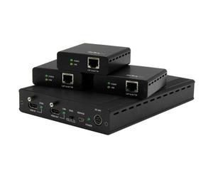 StarTech.com Kit extender HDBaseT a 3 porte con 3 Ricevitori - Splitter HDMI 1x3 via Cat5 - fino a 4K NEW