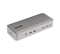 StarTech.com KVM Docking Station USB-C per due laptop, docking station DisplayPo