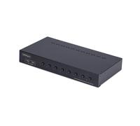 StarTech.com KVM Switch DisplayPort a 8 Porte con Kit Rack da 1U, 4K60Hz DP 1.2, Commutazione con Tasti a Scelta Rapida, TAA