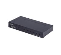 StarTech.com KVM Switch DisplayPort a 8 Porte con Kit Rack da 1U, 4K60Hz DP 1.2, Commutazione con Tasti a Scelta Rapida, TAA