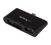 StarTech.Com Lettore Multischede per Cellulari/dispositivi Mobili Micro USB OTG, Lettore Schede SD e Micro SD