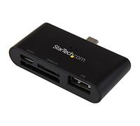 StarTech.Com Lettore Multischede per Cellulari/dispositivi Mobili Micro USB OTG, Lettore Schede SD e Micro SD