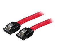 StarTech.com LSATA8 Cavo SATA a SATA Latching, F/F, 20 cm, Rosso