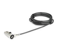 StarTech.com Lucchetto Combinazione per Portatile - Cavo di Sicurezza a 4 cifre per slot-lock NEW
