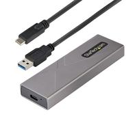 StarTechcom Box SSD M2 NVME - Adattatore USB-C 10Gbps a M2 NVMe/SATA - Case Esterno USB-C 30/31 in Alluminio per SSD M2 P